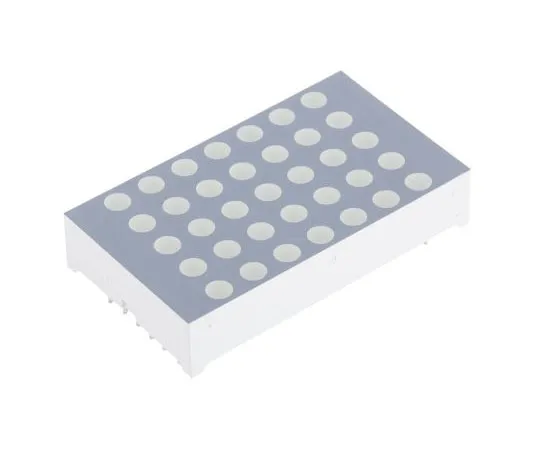 63-7552-65 TA12-11EWA Kingbright Dot Matrix LED Display, CA 7 x 5 Dot Matrix Red 14 mcd 30.5mm TA12-11EWA