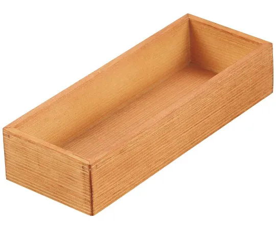63-7155-48 Wooden Stripe Cutlery Box Light Brown 1655000