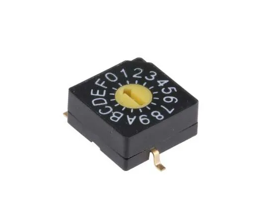 63-7714-03 16 Way Surface Mount DIP Switch, Rotary Flush Actuator SMR5016