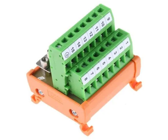 63-7656-98 RS PRO, 15 Pole D-sub Connector, Female Interface Module, DIN Rail Mount 665-9683