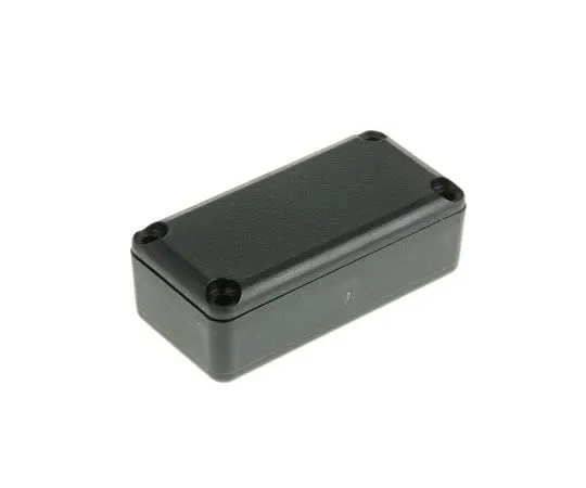 63-7557-22 Black ABS Potting Box With Lid, 42 x 21 x 15mm RX2KL04/S-5