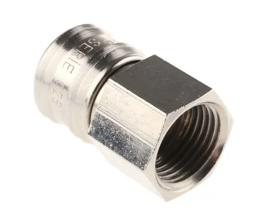 63-7662-96 RS PRO Pneumatic Quick Connect Coupling Brass 1/2 in Threaded 667-1982