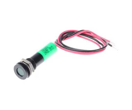 63-7709-05 RS PRO Green Indicator, 24 V dc, 8mm Mounting Hole Size, Lead Wires Termination, IP67 700-2003