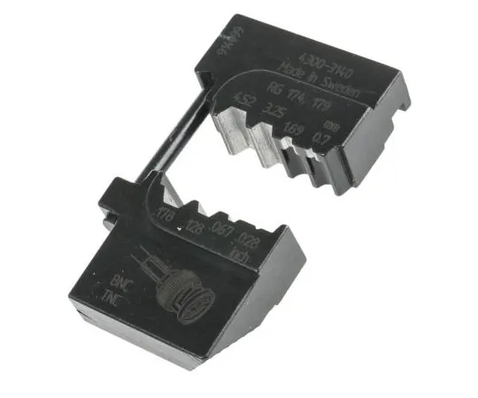 63-7584-96 Pressmaster MCT Series, Crimp Die Set, BNC, TNC, Coaxial Type RG174, RG179 4300-3140/AAB