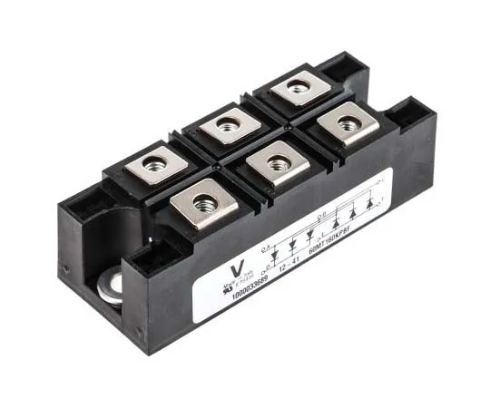 63-7729-56 Vishay VS-60MT160KPBF, 3-phase Bridge Rectifier Module, 75A 1600V, 6-Pin INT-A-PAK VS-60MT160KPBF