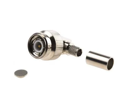 63-7741-74　Telegartner Right Angle 50Ω Cable Mount TNC Connector, Crimp Termination, 1.5/3.8, 1.5/3.8 FLEX　J01010A0037
