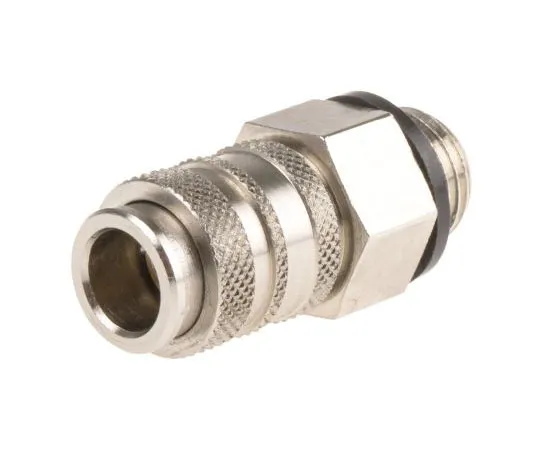 63-7662-59　RS PRO Pneumatic Quick Connect Coupling Brass 1/4 in Threaded　667-1844