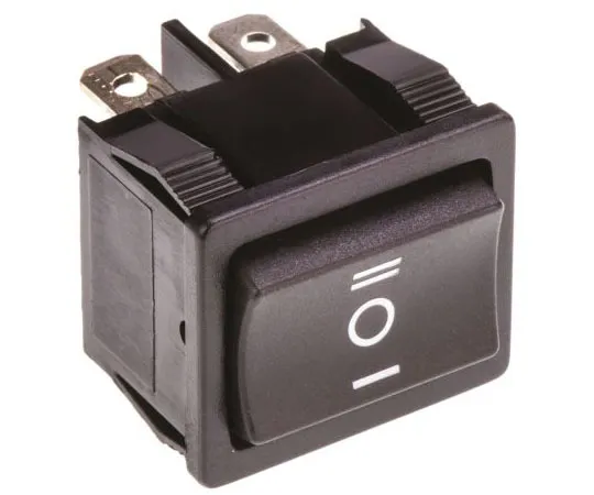 63-7588-18 TE Connectivity Double Pole Double Throw (DPDT), (On)-Off-(On) Rocker Switch Panel Mount 2-1634200-5