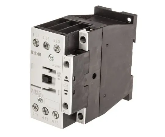 63-7585-21 Eaton 3 Pole Contactor, 25 A, 24 V dc Coil, xStart, 3NO, 11 kW 277146 & DILM25-10(RDC24)