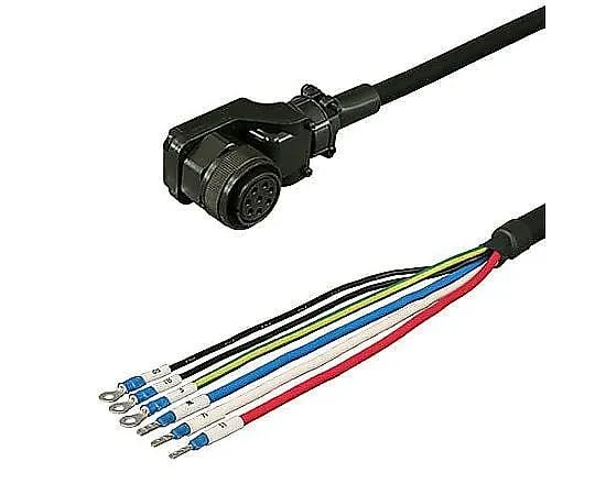 69-5831-94　Power Cable Low Back Angle Plug to Bar Crimp Terminal Movable 8 m DSVPWS1LL-20BP-008-E　DSVPWS1LL-20BP-008-E