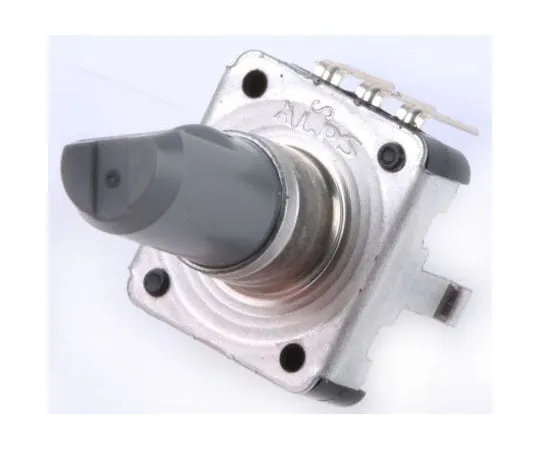 63-7645-15　Alps Alpine 12 Pulse Mechanical Rotary Encoder Flat Shaft (Not Indexed), Through Hole　EC12E1220401