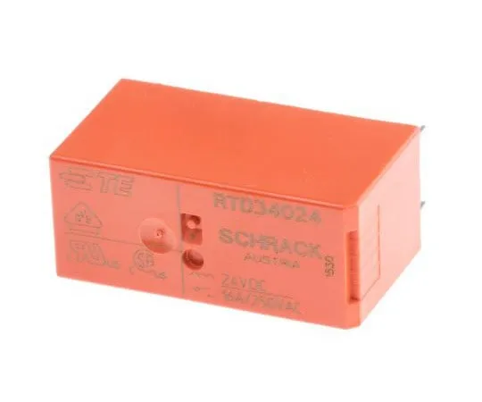 63-7679-83 TE ConnectivityRT1 SPNO Non-Latching Relay PCB Mount, 24V dc Coil, 16A RTD34024