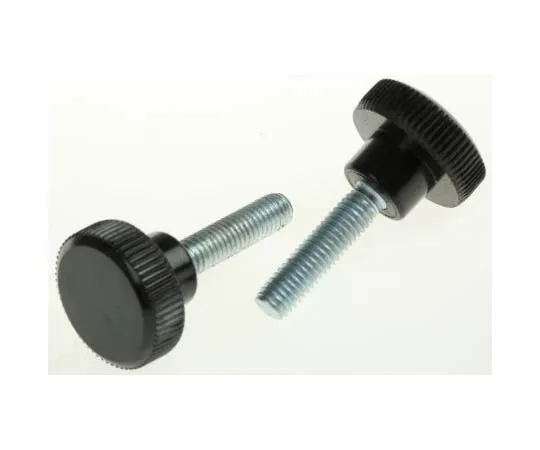 63-7714-77 RS PRO Black Duroplast Knob, M5 x 20 702-7538