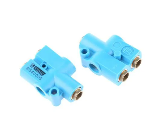 63-7562-45 Crouzet Pneumatic Logic Element Function Fitting 81 Series, 6mm Tube, 8 bar Max Operating Pressure 81540005(X3)