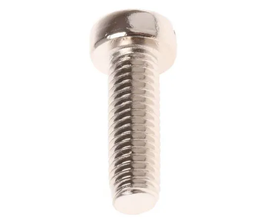 63-7575-09 RS, M5 Cheese Head, 16mm Brass Slot Nickel Plated0.8 482-9940