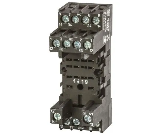 63-7601-36 Relay Socket for *** with PT5 Series 240V ac PT78740 4-1415033-1