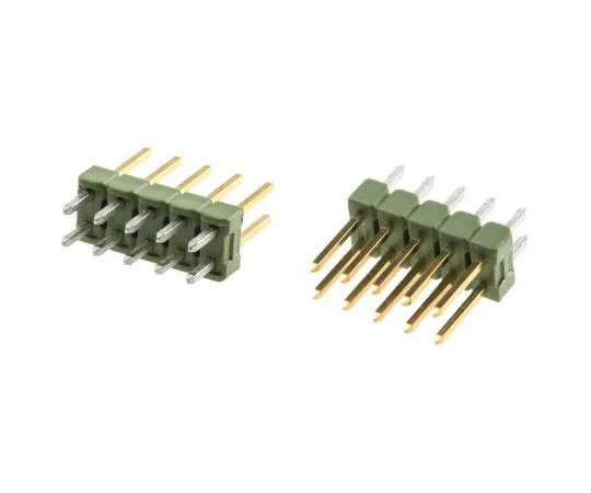 63-7668-13 TE Connectivity AMPMODU MOD II, 10 Way, 2 Row, Straight Pin Header 826632-5