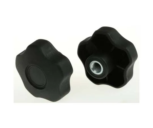 63-7714-96 RS PRO Black Thermoplastic Knob, M10 x 15 702-7605