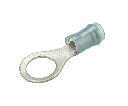 63-7666-95 TE Connectivity PIDG Series Insulated Crimp Ring Terminal, M8 Stud Size, 1mm² to 2.6mm² Wire Size, Blue 328998