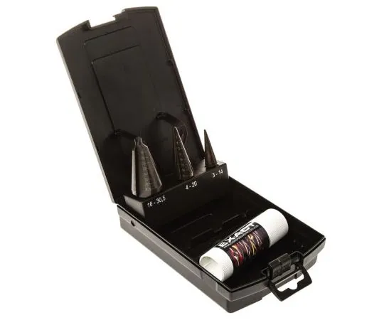 63-7597-28 EXACT 3 piece HSS Conical Drill Set 3mm to 30.5mm 5209