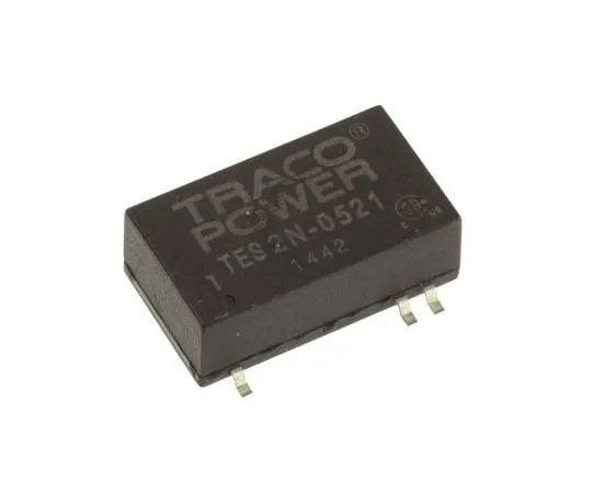 63-7599-59 TRACOPOWER TES 2N 2W Isolated DC-DC Converter Surface Mount, Voltage in 4.5 → 9 V dc, Voltage out ±5V dc TES 2N-0521