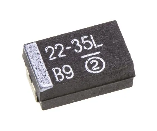 63-7690-55 Vishay Tantalum Capacitor 22μF 35V dc MnO2 Solid ±10% Tolerance 593D Series 593D226X9035D2TE3