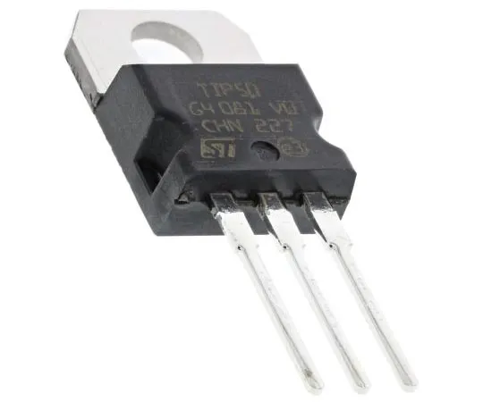 63-7579-92 STMicroelectronics TIP50 NPN Transistor, 1 A, 400 V, 3-Pin TO-220 TIP50