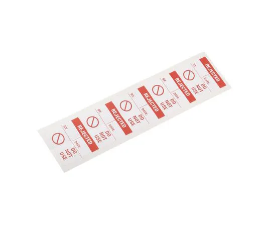 63-7552-09 RS PRO Adhesive Pre-Printed Adhesive Label-Rejected Do Not Use-. Quantity: 50 450-6114