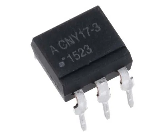 63-7705-05 Broadcom, CNY17-3-000E DC Input Transistor Output Optocoupler, Through Hole, 6-Pin PDIP CNY17-3-000E
