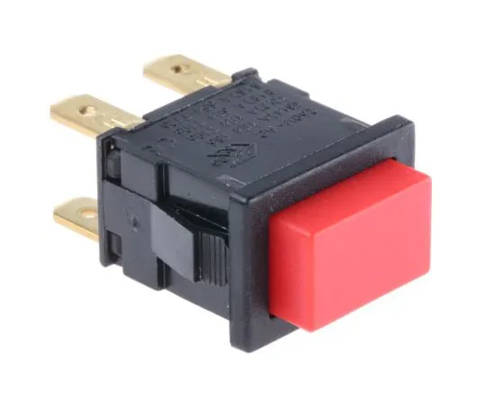 63-7615-42 Arcolectric Double Pole Double Throw (DPDT) Latching Push Button Switch, IP65, Panel Mount, 250V ac H8350ABAAD