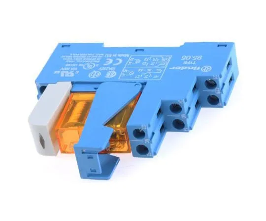 63-7646-09 Finder 24V ac DIN Rail Interface Relay Module, DPDT 48.52.8.024.0060SPA