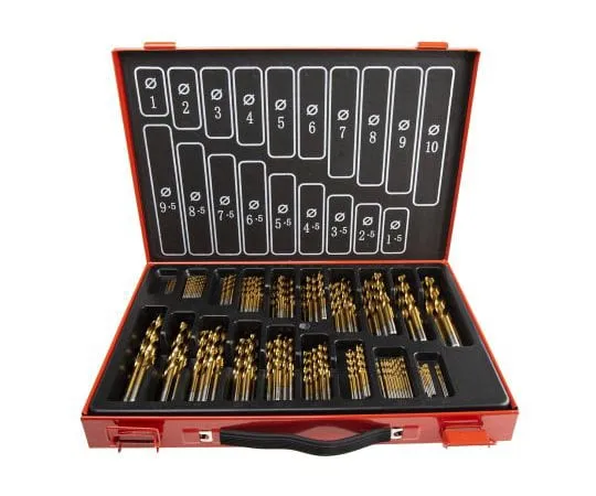 63-7595-69 RS PRO 170 piece HSS Jobber Drill Set 1mm to 10mm 507-1732