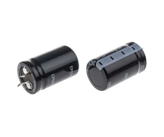 63-7722-44 RS PRO 100μF 450V dc Aluminium Electrolytic Capacitor, Through Hole 22 (Dia.) x 40mm +105°C 22mm 10mm 40mm 706-3297