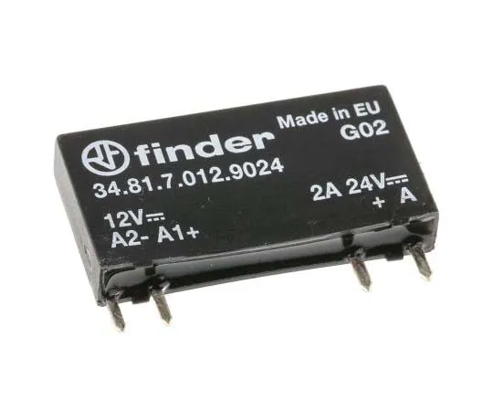 63-7730-60 Finder 2 A SPNO Solid State Relay, DC, PCB Mount, 24 V dc Maximum Load 34.81.7.012.9024