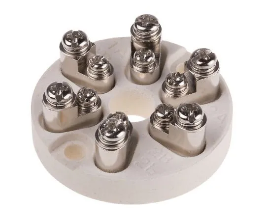 63-7555-59 RS PRO 6 Way Ceramic Terminal Block for *** with Terminal Block Head 455-3924
