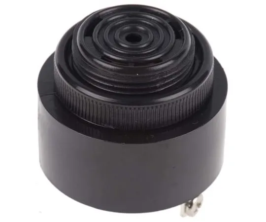 63-7617-07 RS PRO 6 → 28 V dc 80dB Panel Mount Slow Pulse Internal Piezo Buzzer, 2300 → 3300 Hz 535-8499
