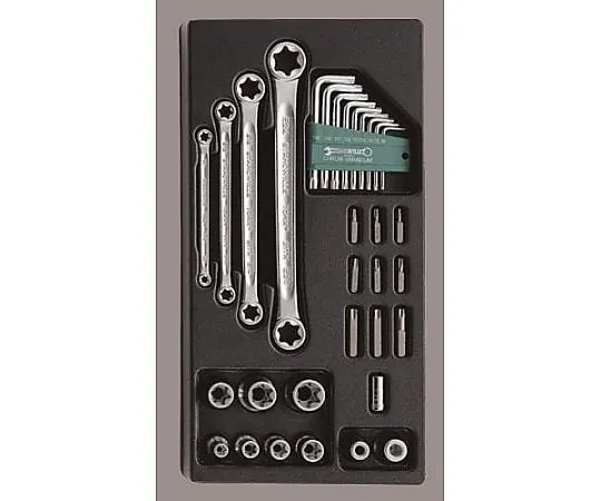 63-3232-03 (3/8"・1/2"DR)TORX Tool set (Plastic Tray Type ) EA612TK-8