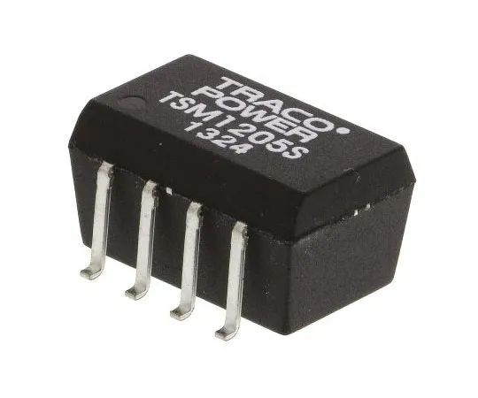 63-7599-42 TRACOPOWER TSM 1W Isolated DC-DC Converter Surface Mount, Voltage in 10.8 → 13.2 V dc, Voltage out 5V dc TSM 1205S