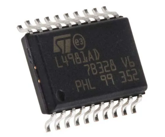 63-7746-12　STMicroelectronics L4981AD, Power Factor Controller, 115 kHz, 19.5 V 20-Pin, SOIC　L4981AD