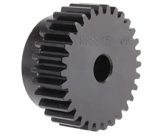 63-7607-04 RS PRO Steel 30 Teeth Spur Gear, 45mm Pitch Diam. , 38mm Hub Diam. , 10mm Bore Diam. 521-6468