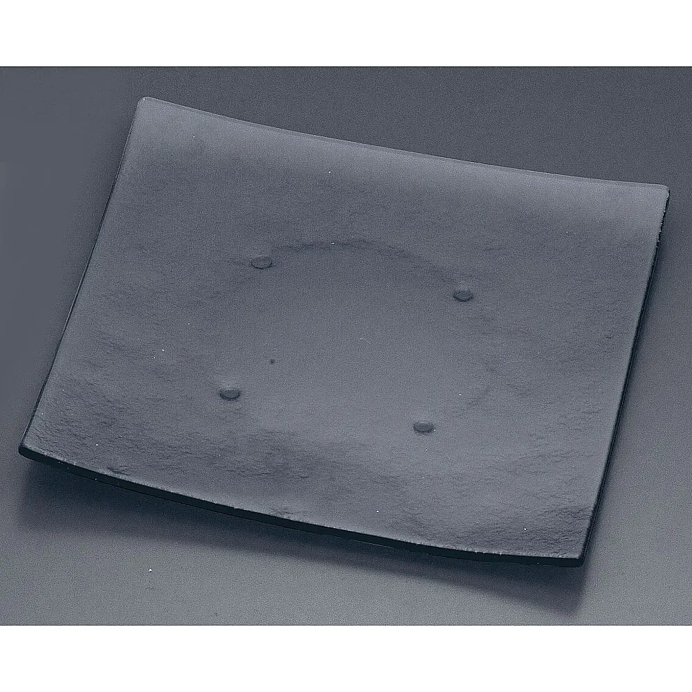 62-6835-54 Tiger Glass Square Plate 310 161-193 00 Gray