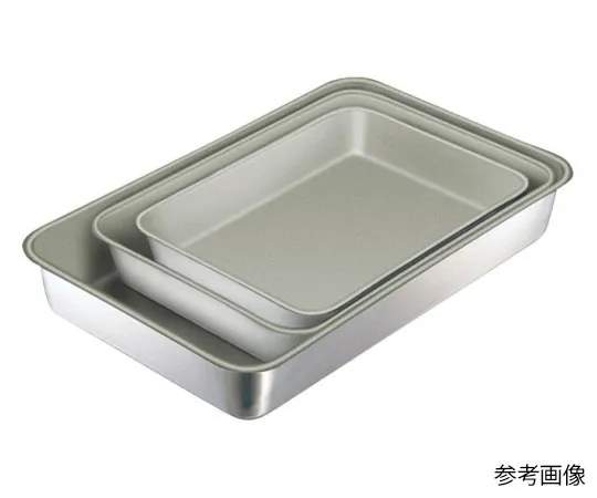 62-8173-12 IKD 18-8 Antibacterial Fluorine Square Tray (1 Piece) 021330