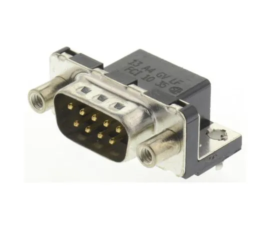 63-7624-50 Amphenol FCI Delta D Series, 9 Way Right Angle Through Hole PCB D-sub Connector Plug, 2.74mm Pitch D09P13A4GV00LF