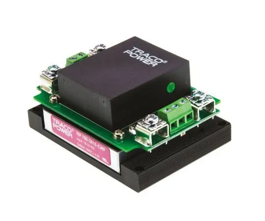 63-7657-57 TRACOPOWER TEP 100 100W Isolated DC-DC Converter Chassis Mount, Voltage in 18 → 36 V dc, Voltage out 24V dc TEP 100-2415-CMF