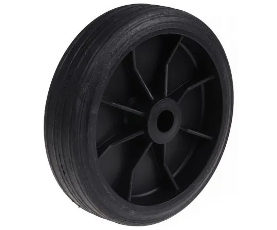 63-7558-91 Tente Black Rubber Castor Wheels URO150/40X15LM44BLACK, 125kg URO150/40X15LM44BLACK