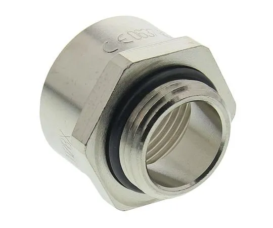 63-7655-20 Lapp M20 → M25 Cable Gland Adapter, Nickel Plated Brass, IP68 52104582