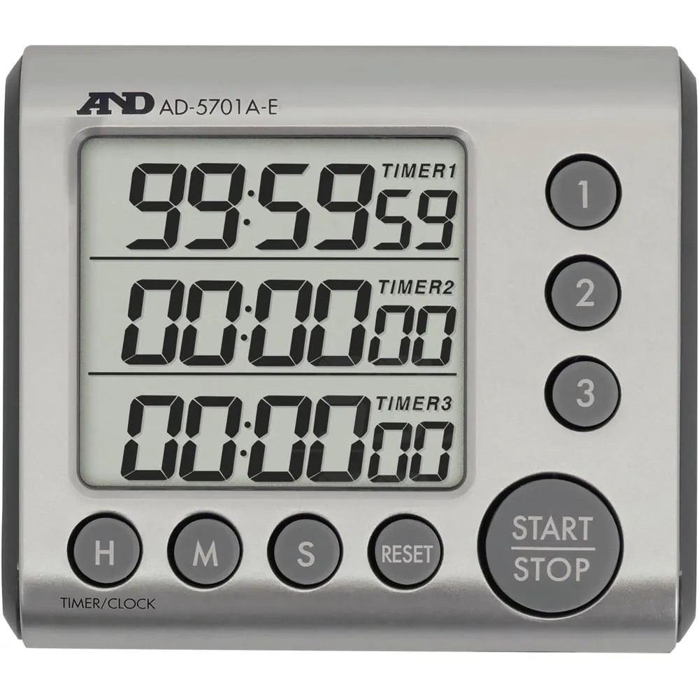 68-0807-37 3 Channel 100 Hour Timer Triple Time Management AD-5701A-E