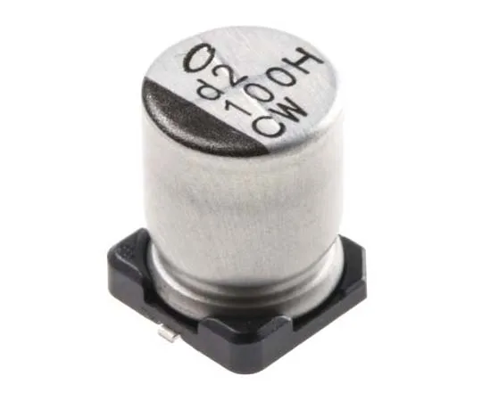 63-7746-79　Nichicon 100μF 50V dc Aluminium Electrolytic Capacitor, Surface Mount 8 (Dia.) x 10mm +105°C 8mm　UCW1H101MNL1GS