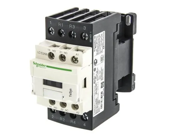 63-7554-80 Schneider Electric 4 Pole Contactor, 40 A, 110 V ac Coil, TeSys D, 2NO/2NC LC1D258F7