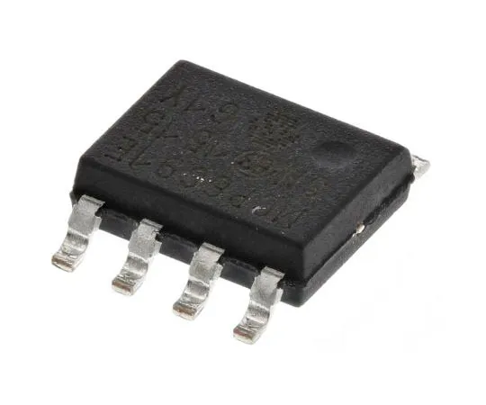 63-7647-94 MCP6S91-E/SN Microchip, Programmable Gain Amplifier, Rail to Rail Input/Output, 8-Pin SOIC MCP6S91-E/SN